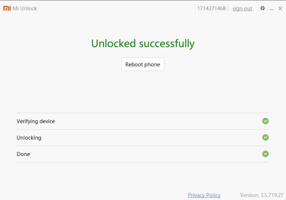 Download Xiaomi MiFlash Unlock Bootloader tool lastest