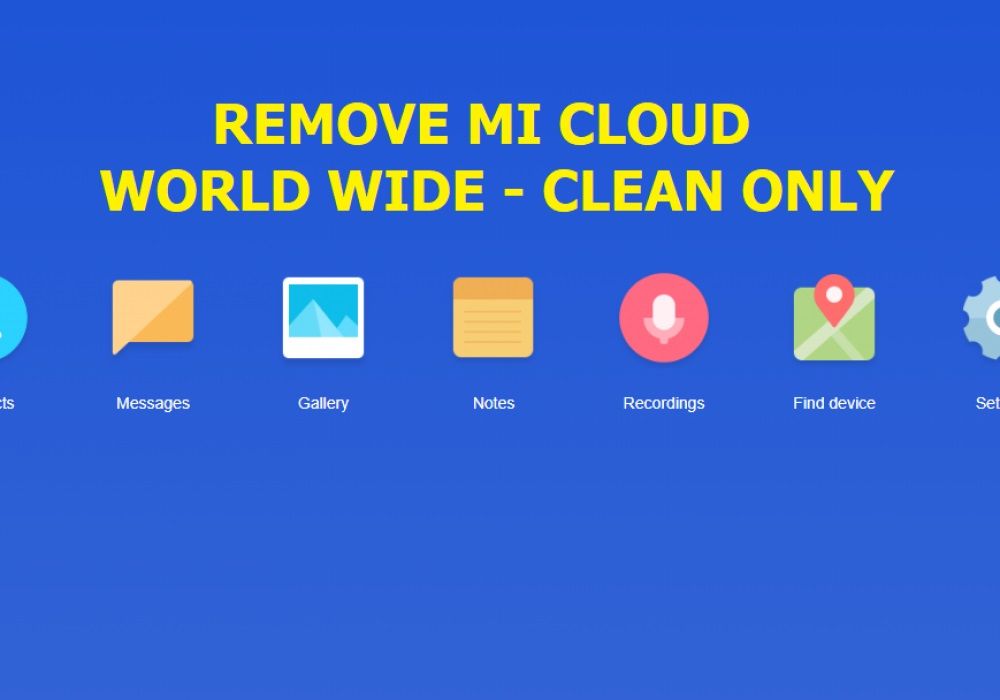 [UPDATE 8/10] Remove Mi Cloud lock all country - Clean only